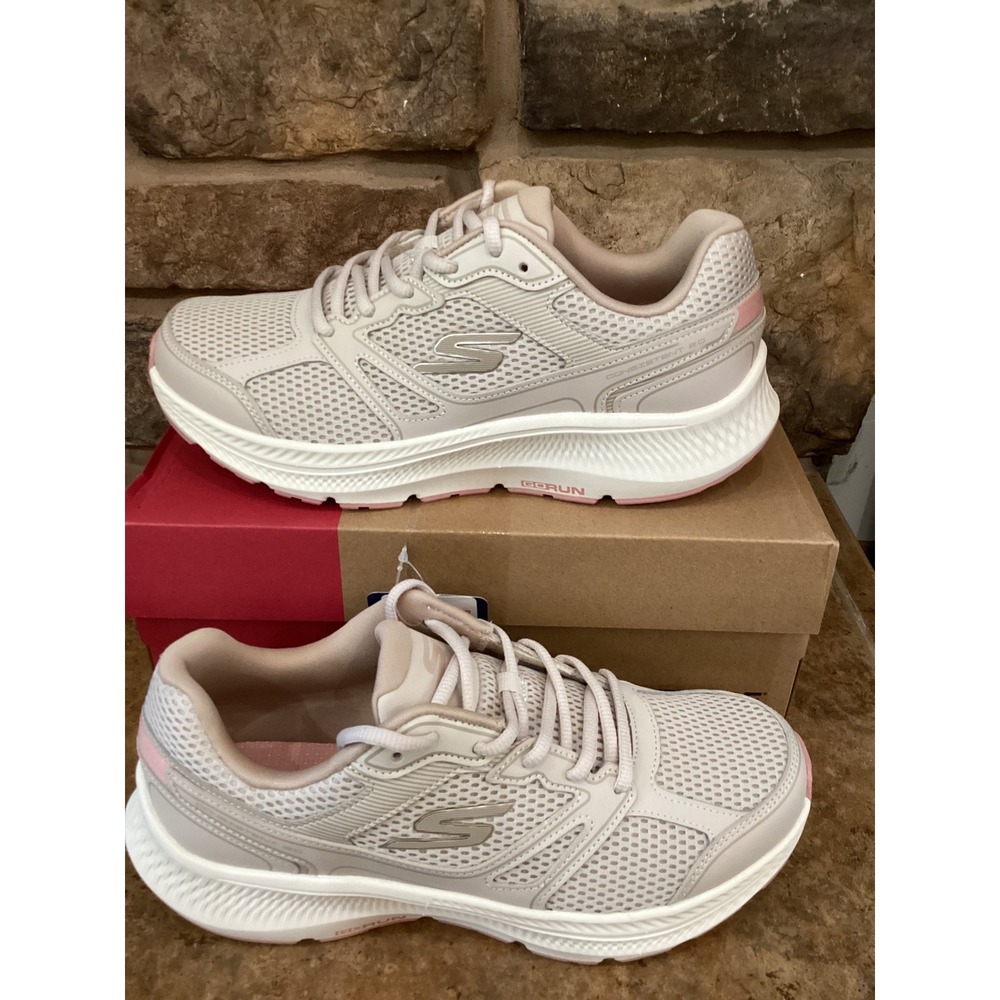 Skechers Go Run Consistent 2.0 Mapleton Womens 9 Natural Pink New Sneakers